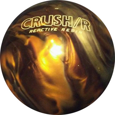 Ebonite Crush/R Black/Gold Bowling Ball - 123Bowl
