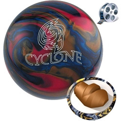 Ebonite Cyclone Navy/Pink/Gold Bowling Ball - 123Bowl
