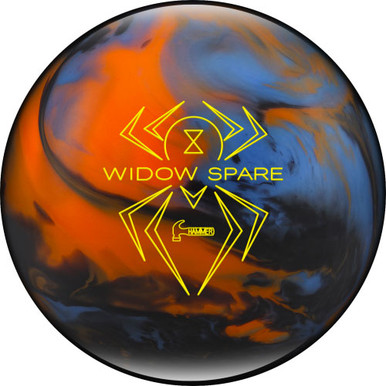 (中古)BLACK WIDOW SPARE ボウリングボール　約20球投　14p 91181E49-707A-4050-