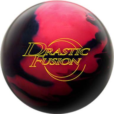 Ebonite Drastic Fusion Red/Black Bowling Ball - 123Bowl