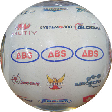 ABS 50th Anniversary Clear Slot Machine Bowling Ball - 123Bowl