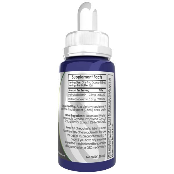Buy Super B12 Sublingual Solution | Read B12 Benefits and Reviews