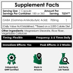 GABA Capsules | Gamma-Aminobutyric Acid