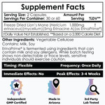 Erinamax Capsules | Liquid Culture Lion's Mane Mycelium