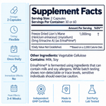 Erinamax Capsules | Liquid Culture Lion's Mane Mycelium