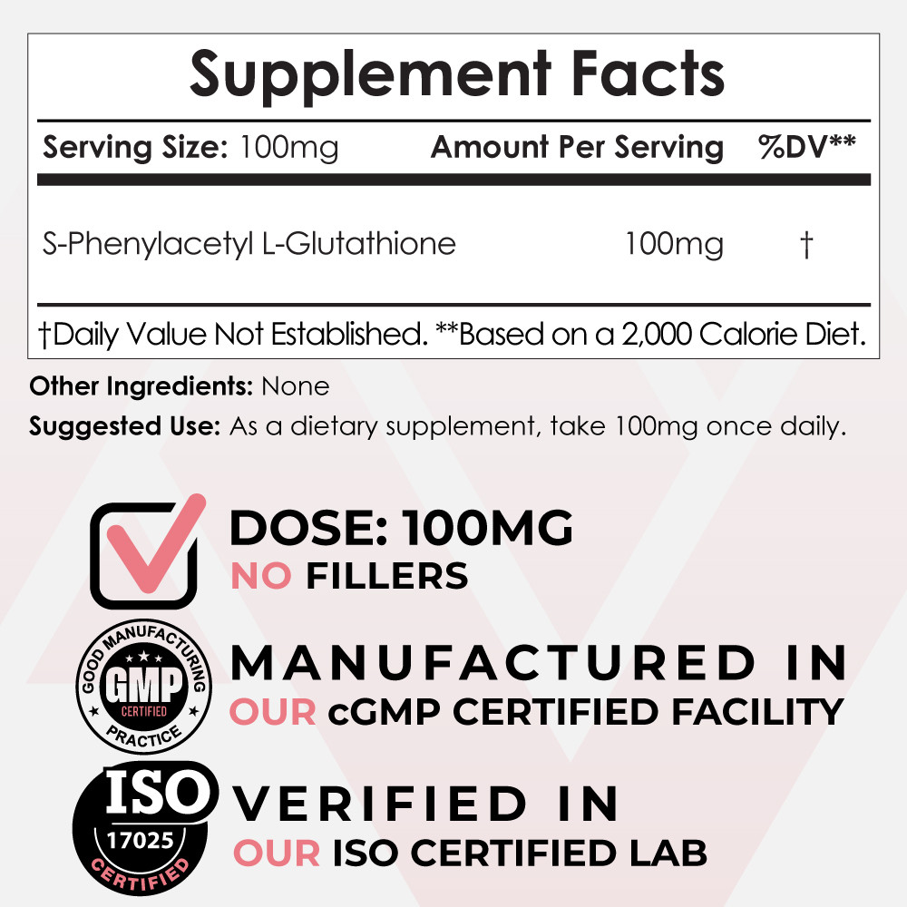 s-phenylacetyl l-glutathione reddit S-Phenylacetyl Glutathione Powder
