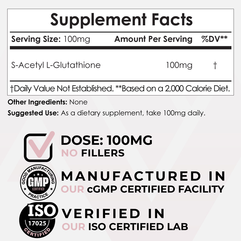 S-Acetyl L-Glutathione Powder - Nootropics Depot