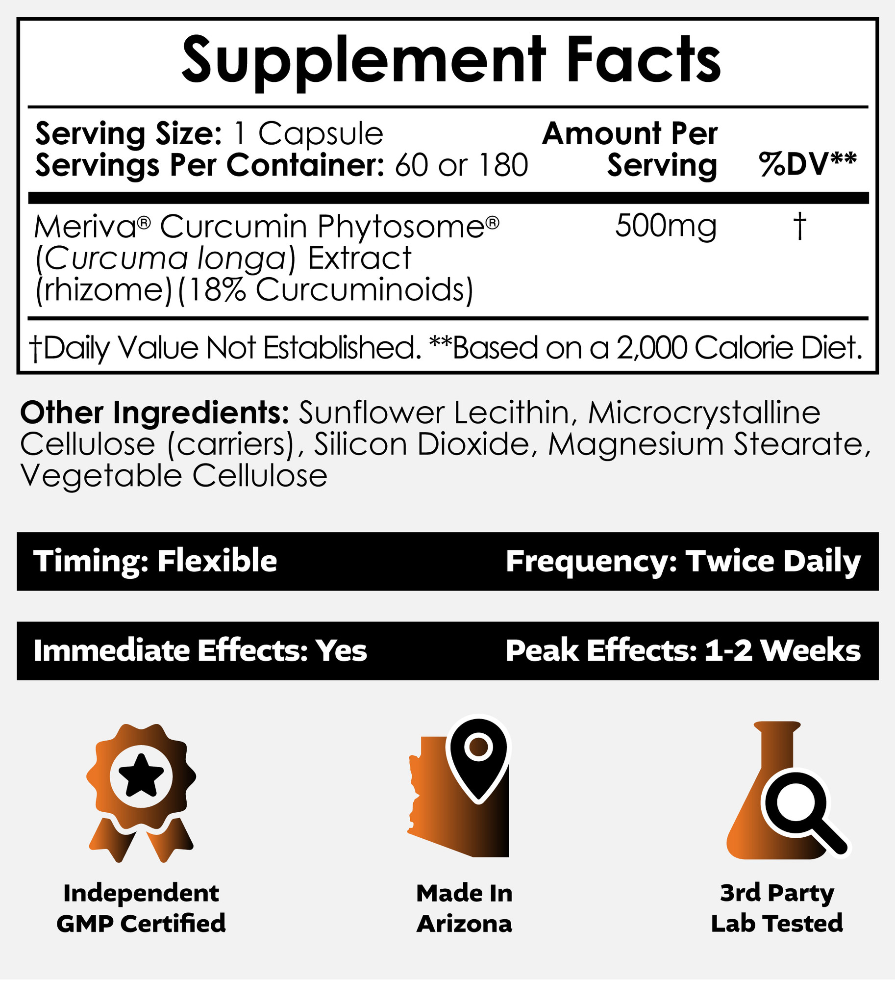 Meriva Curcumin Phytosome Capsules
