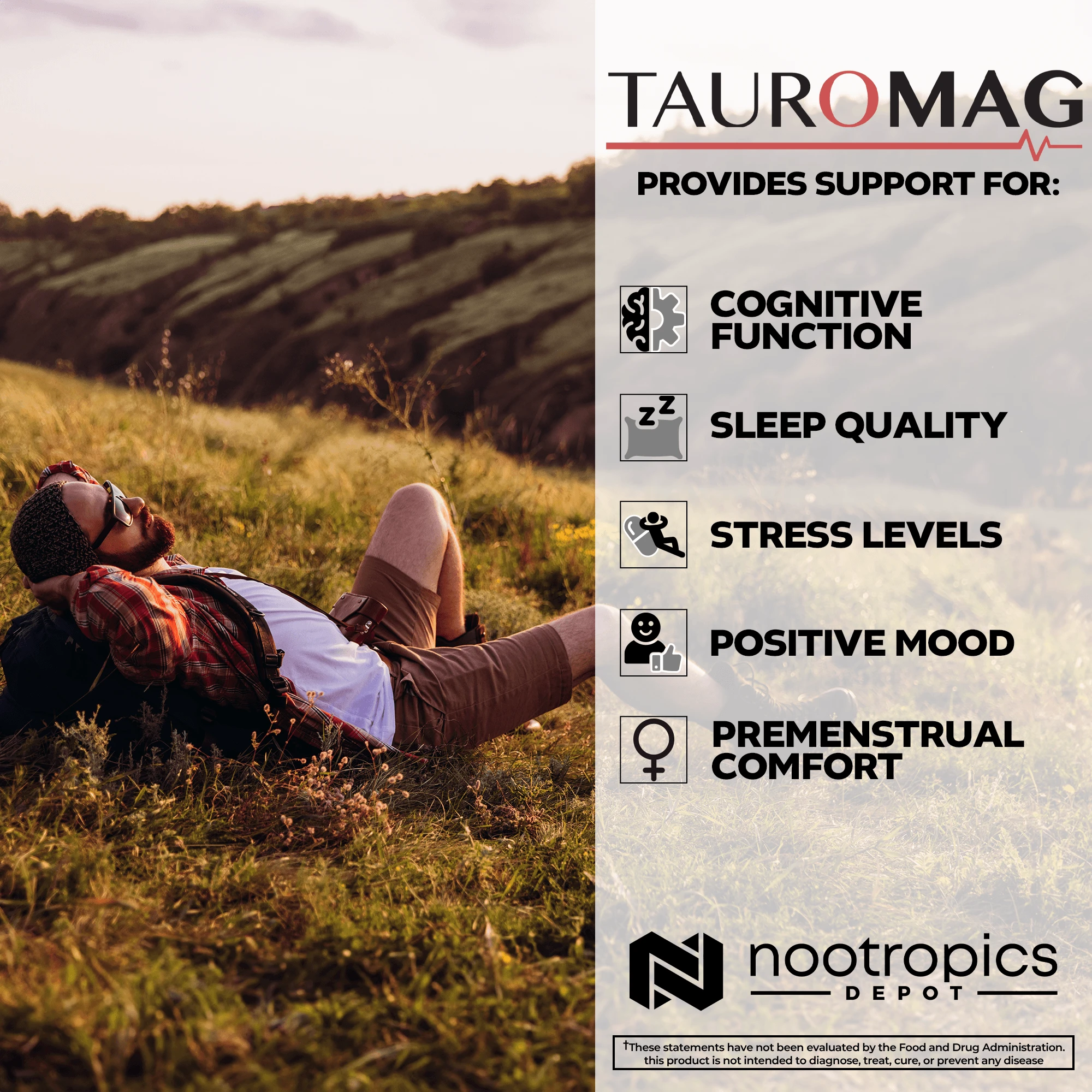 Tauromag Powder | Magnesium Acetyl Taurinate