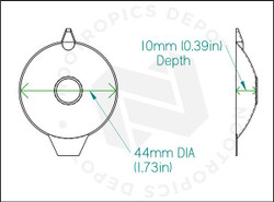 Extra Large Weigh Pan | For Use With NDS-201 Milligram Scale