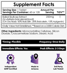 Baikal Skullcap Extract Tablets