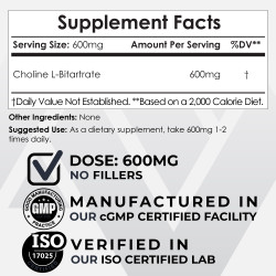 Choline L-Bitartrate Powder