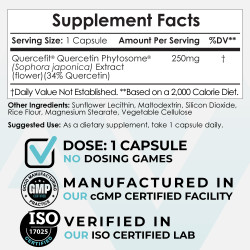Quercetin Phytosome Quercefit Capsules