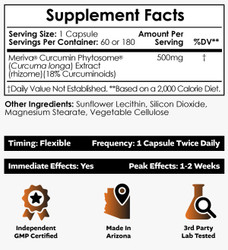 Curcumin Phytosome Meriva Capsules