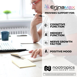 Erinamax Capsules | Liquid Culture Lion's Mane Mycelium