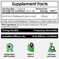 NA-R-ALA Stabilized R-Lipoic Acid Capsules