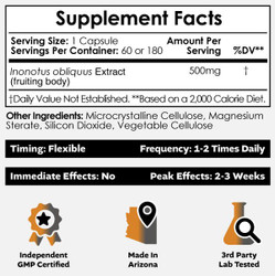 Chaga Mushroom Capsules