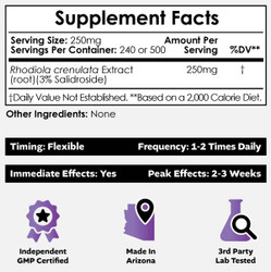 Rhodiola crenulata Powder | 3% Salidrosides