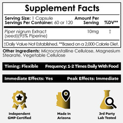 Piperine Extract Capsules