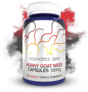 Horny Goat Weed Capsules | 500mg | Minimum 10% Icariin | Epimedium