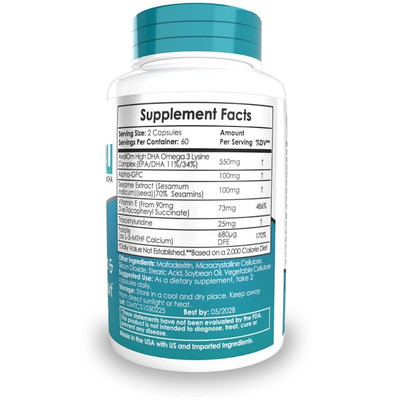 OmegaTAU Capsules | Enhanced Uridine + DHA