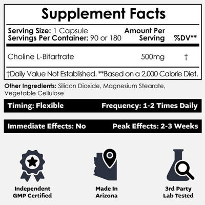 Choline L-Bitartrate Capsules