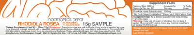 Rhodiola rosea Sample Pack Powder