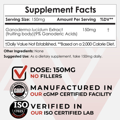 Red Reishi 9% Mushroom Extract Powder