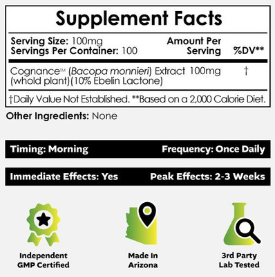 Cognance Enhanced Bacopa Powder