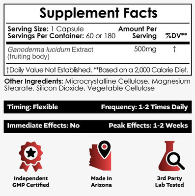Red Reishi 1:1  Capsules