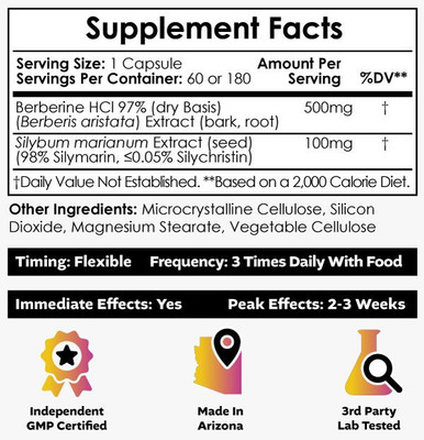 Berberine + Silymarin Capsules