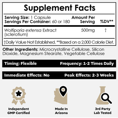 Poria Mushroom Extract Capsules