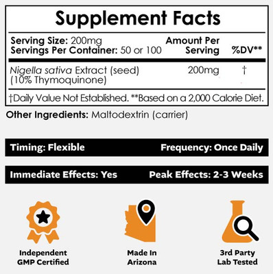 Black Seed Extract Powder | Nigella sativa