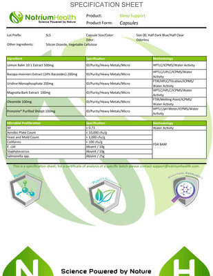 Sleep Support Capsules | Natural Sleep Aid