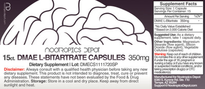 Choline Capsules Sample Pack | Cognizin Citicoline, Alpha GPC, Choline L-Bitartrate, and DMAE L-Bitartrate