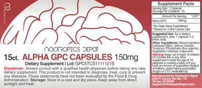 Choline Capsules Sample Pack | Cognizin Citicoline, Alpha GPC, Choline L-Bitartrate, and DMAE L-Bitartrate