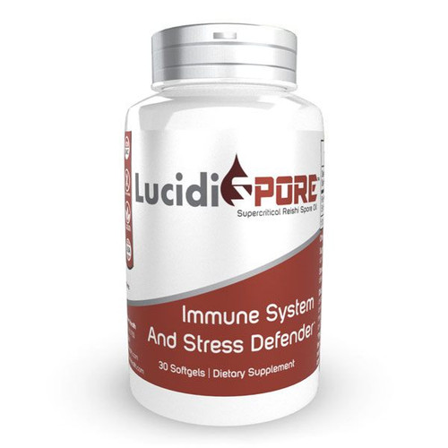Nootropics Depot LucidiSPORE Reishi Spore Oil Softgels