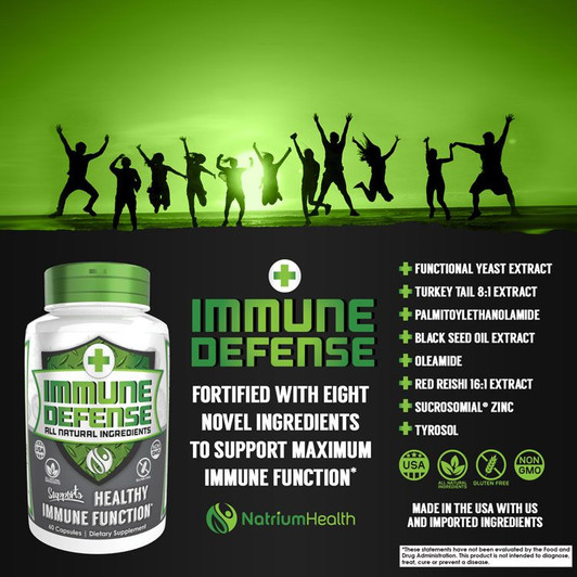 Immune Defense Capsules | Natural Immune Booster