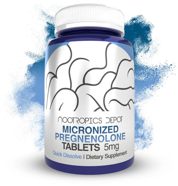 Pregnenolone Quick Dissolve Tablets | 5mg | Micronized | Mood, Cognition, & Hormone Support