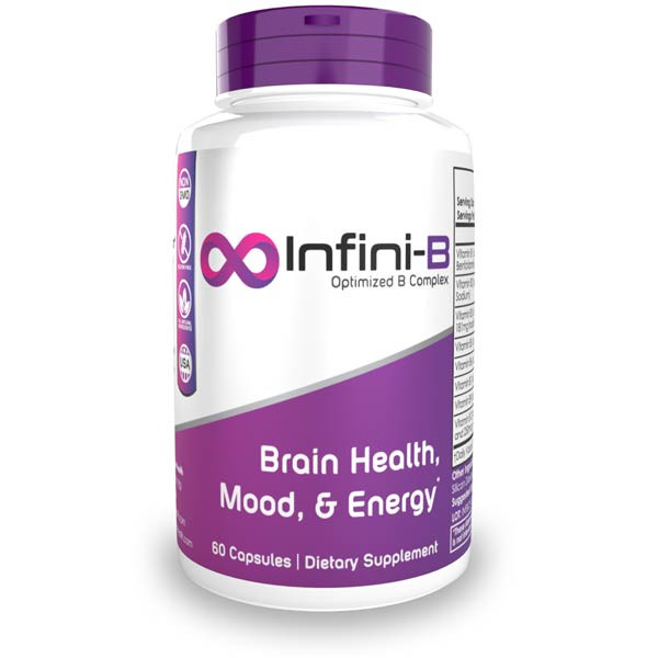 Infini-B Capsules | Optimized Vitamin B Complex | Energy, Mood, and Cognitive Support