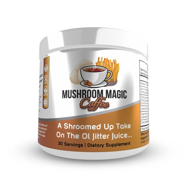 Mushroom Magic Coffee Powder Blend | Functional Mushroom Drink | Energy, Cognition, and Immune Support