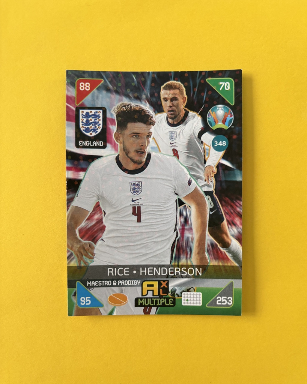 348 Rice Henderson (England) Panini Adrenalyn XL Euro 2020 (2021 - Main Image
