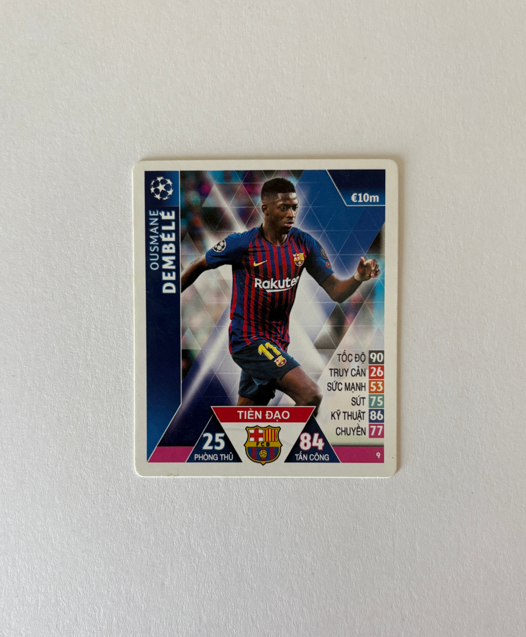 009 Ousmane Dembele (Barcelona) - Topps Match Attax Champions
