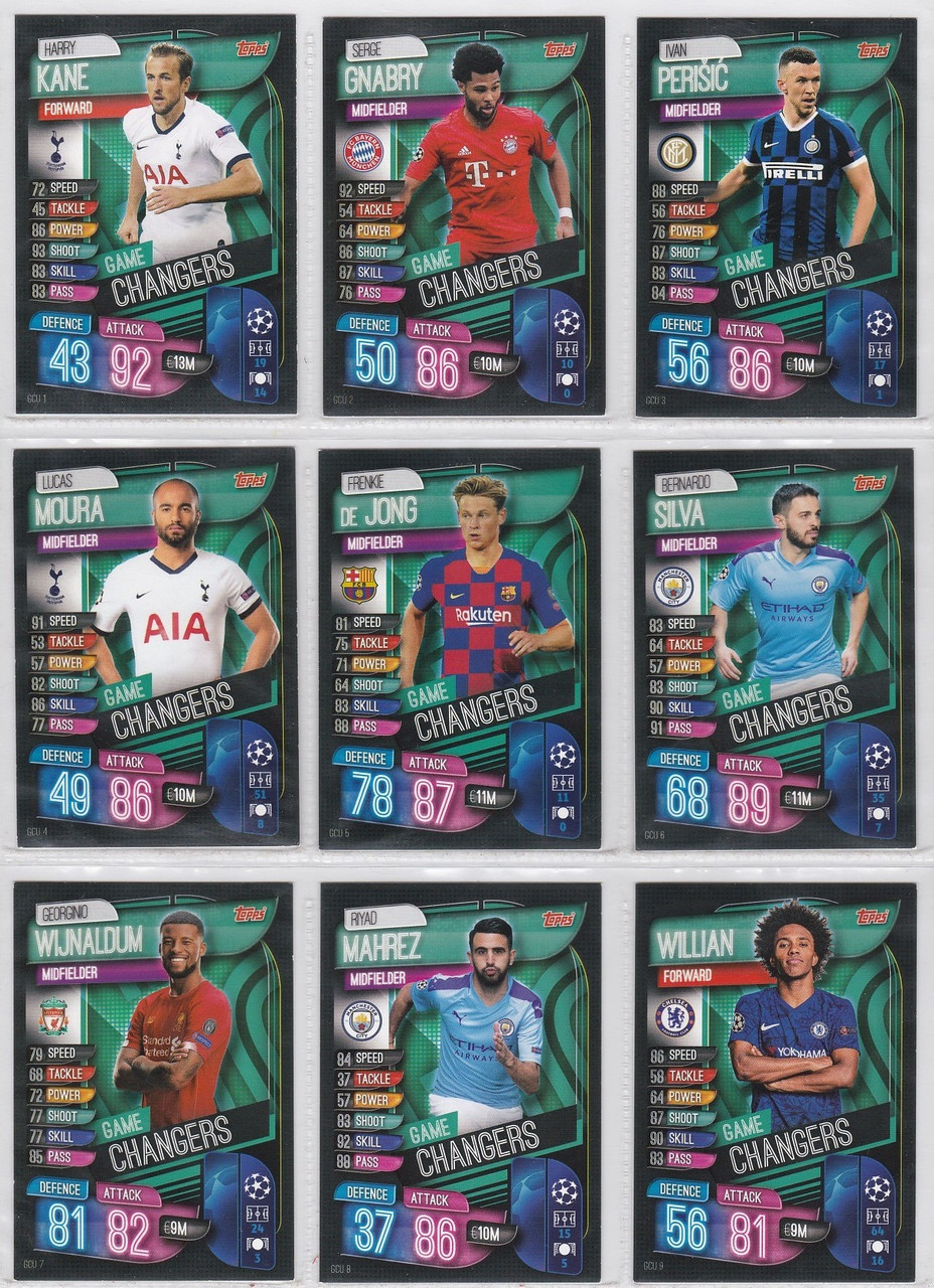 COMPLETE SET - GAME CHANGERS - Topps Match Attax 2019/20