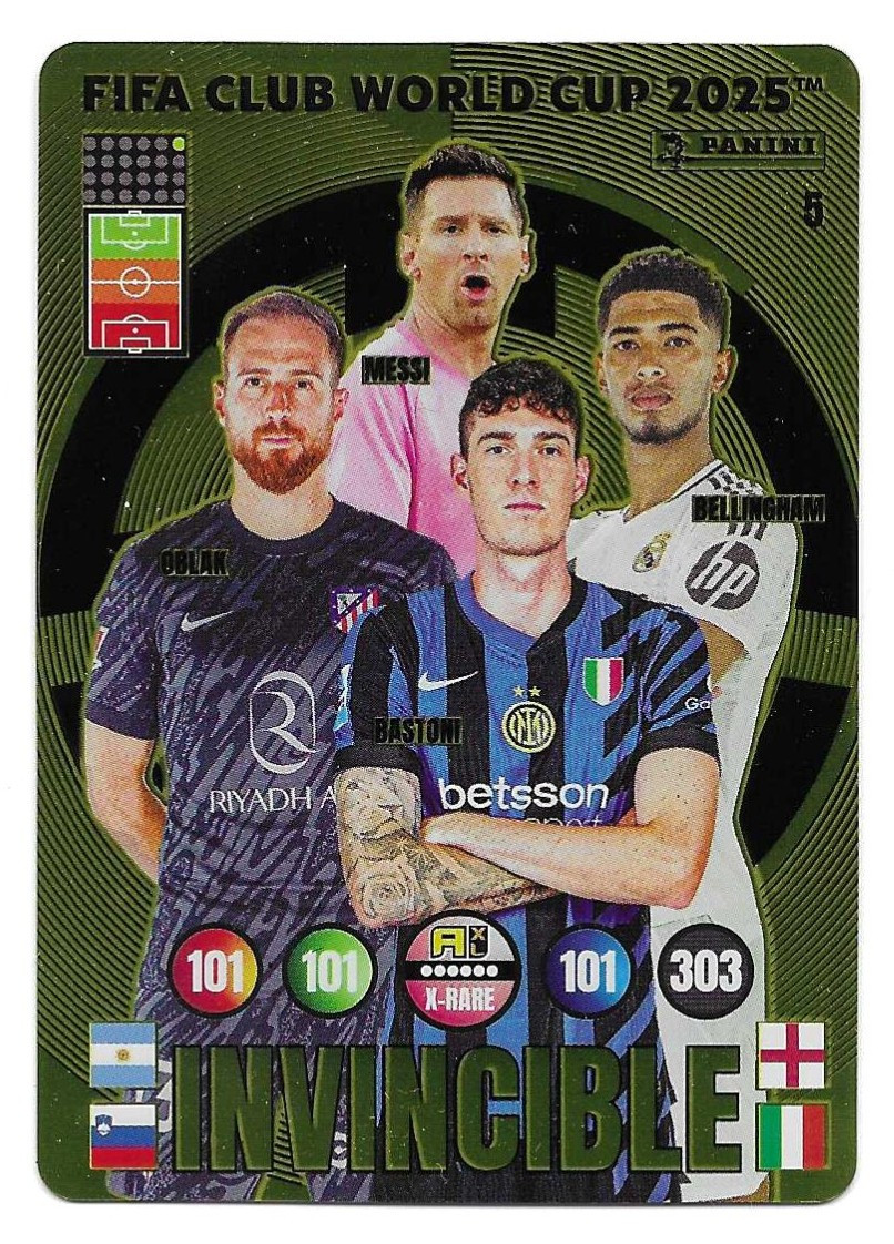 #005 Invincible - Panini Adrenalyn XL Club World Cup 2025 ...