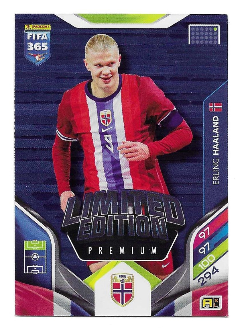 PREMIUM LIMITED EDITION - Erling Haaland (Norway) - Panini