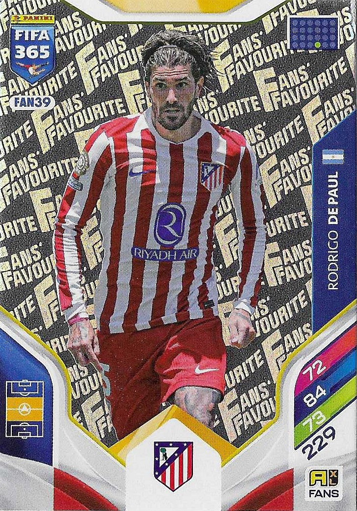 FAN039 - Rodrigo De Paul (Atletico Madrid) - FANS FAVOURITE