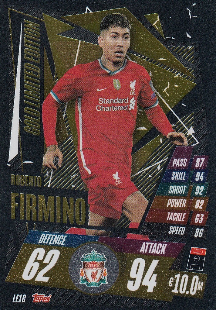 LE1G Roberto Firmino (Liverpool) Match Attax Champions League 2020