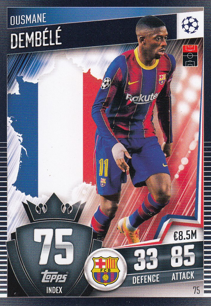 075 Ousmane Dembélé (Barcelona) - Topps Match Attax 101 2020/21