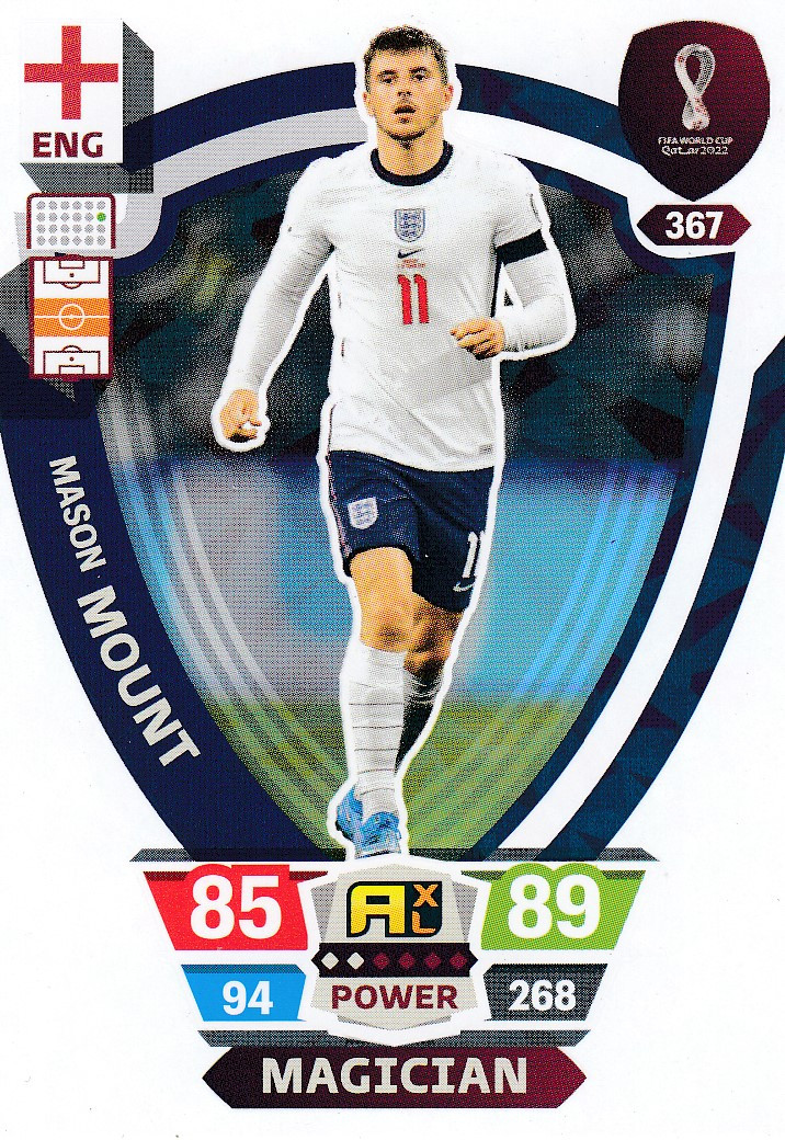367 Mason Mount (England) Panini Adrenalyn XL World Cup Qatar 2022